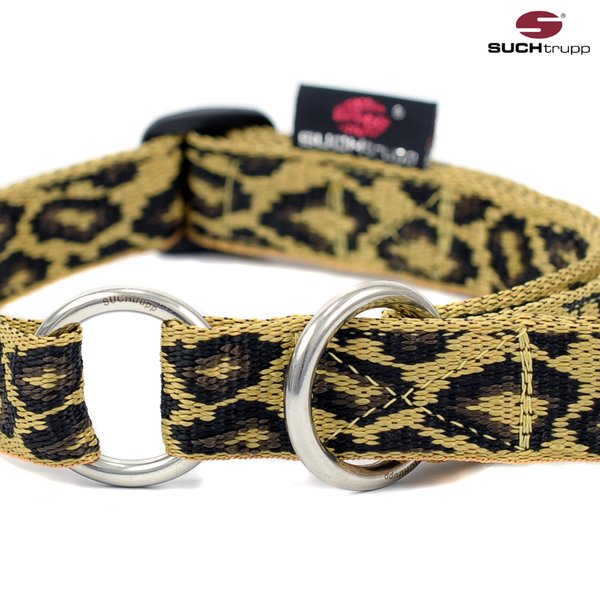 Schlupfhalsband, Stopp-Hundehalsband LEO (Leopard) medium