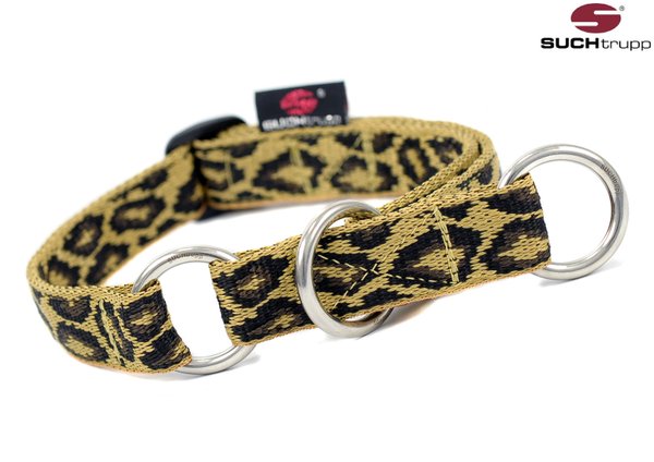 Schlupfhalsband, Stopp-Hundehalsband LEO (Leopard) medium