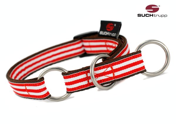 Schlupfhalsband, Stopp-Hundehalsband, Zugstopp-Halsband RED BEACH small