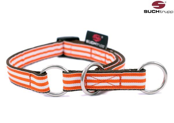 Schlupfhalsband, Stopp-Hundehalsband, Zugstopp-Halsband ORANGE BEACH small