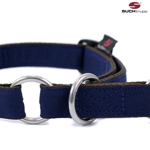 Schlupfhalsband, Stopp-Hundehalsband PURE DARK-BLUE medium