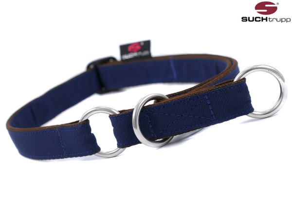 Schlupfhalsband, Stopp-Hundehalsband PURE DARK-BLUE large