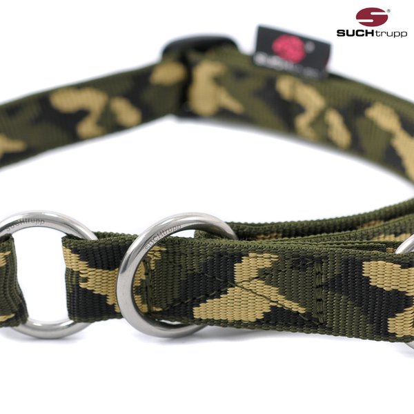Schlupfhalsband, Stopp-Hundehalsband JUNGLE (Camouflage) large