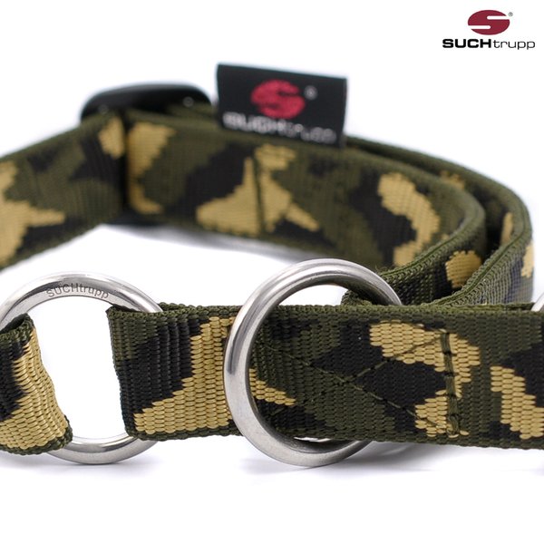 Schlupfhalsband, Stopp-Hundehalsband JUNGLE (Camouflage) medium