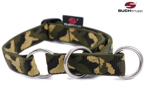Schlupfhalsband, Stopp-Hundehalsband JUNGLE (Camouflage) medium