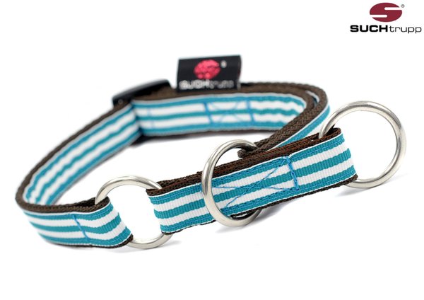 Schlupfhalsband, Stopp-Hundehalsband, Zugstopp-Halsband CARIBBEAN BEACH small