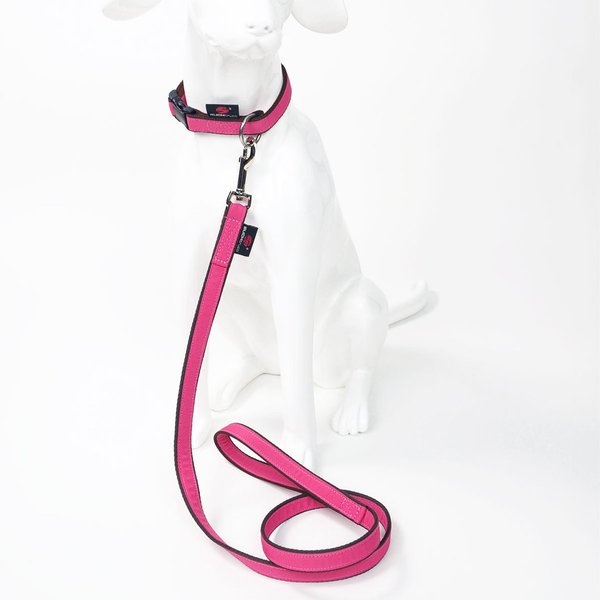 Hundehalsband small PURE BERRY-PINK, stylische Hundehalsbänder kleine Hunde & Welpen, schönes Pink.