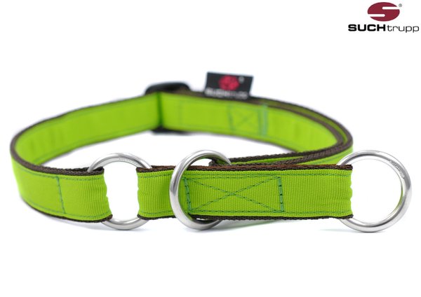 Schlupfhalsband, Stopp-Hundehalsband PURE LIME-GREEN large