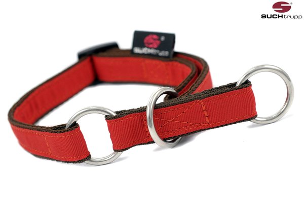 Schlupfhalsband, Zugstopp-Hundehalsband PURE RED small