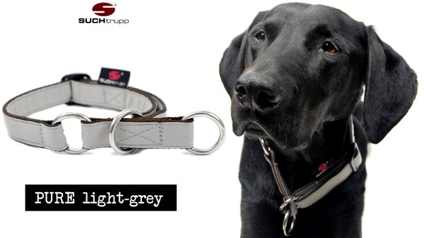 Schlupfhalsband, Stopp-Hundehalsband PURE LIGHT-GREY large
