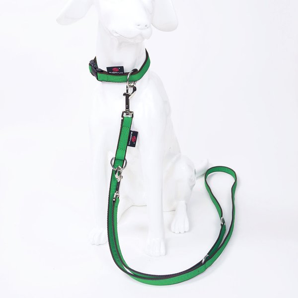 Hundehalsband small PURE JADE-GREEN, stylische Halsbänder kleine Hunde, Welpen, jade smaragd grün.