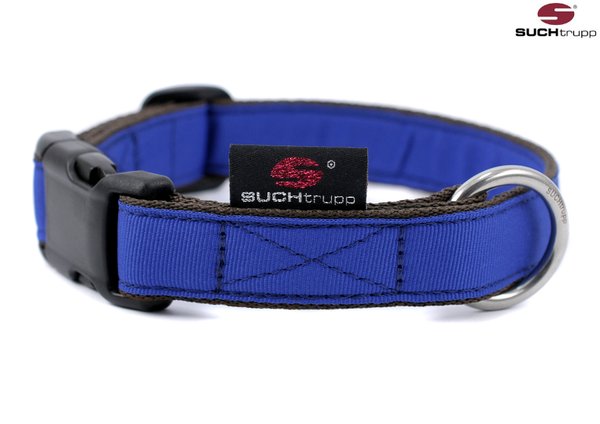 Hundehalsband PURE ROYAL-BLUE medium, Hundehalsbänder